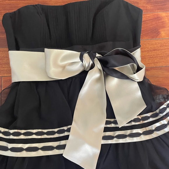 BCBG Maxazria Strapless Evening Dress - Picture 2 of 7